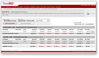 TimeTracking Report