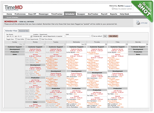 Calendar View