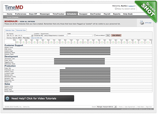 Labor Distribution View