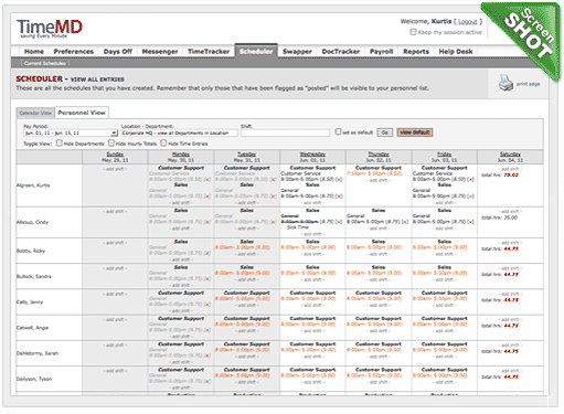 Personnel Centric View